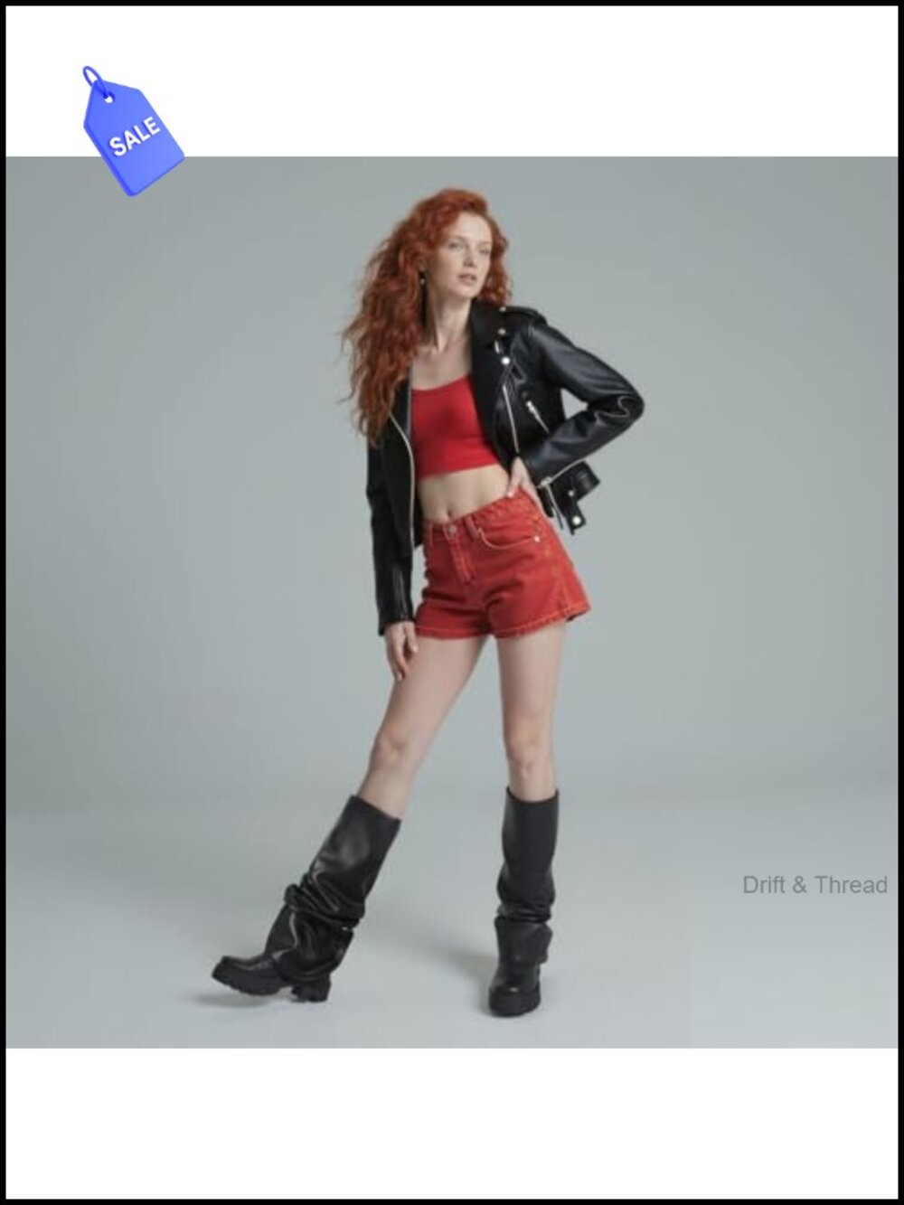 Metallic Silver Platform Boots - Picture 2 of 6